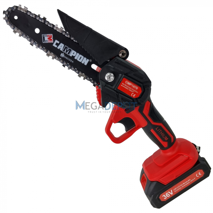 Mini fierastrau Campion Mencoza, 36V, Lama 6”, Accesorii incluse [2]