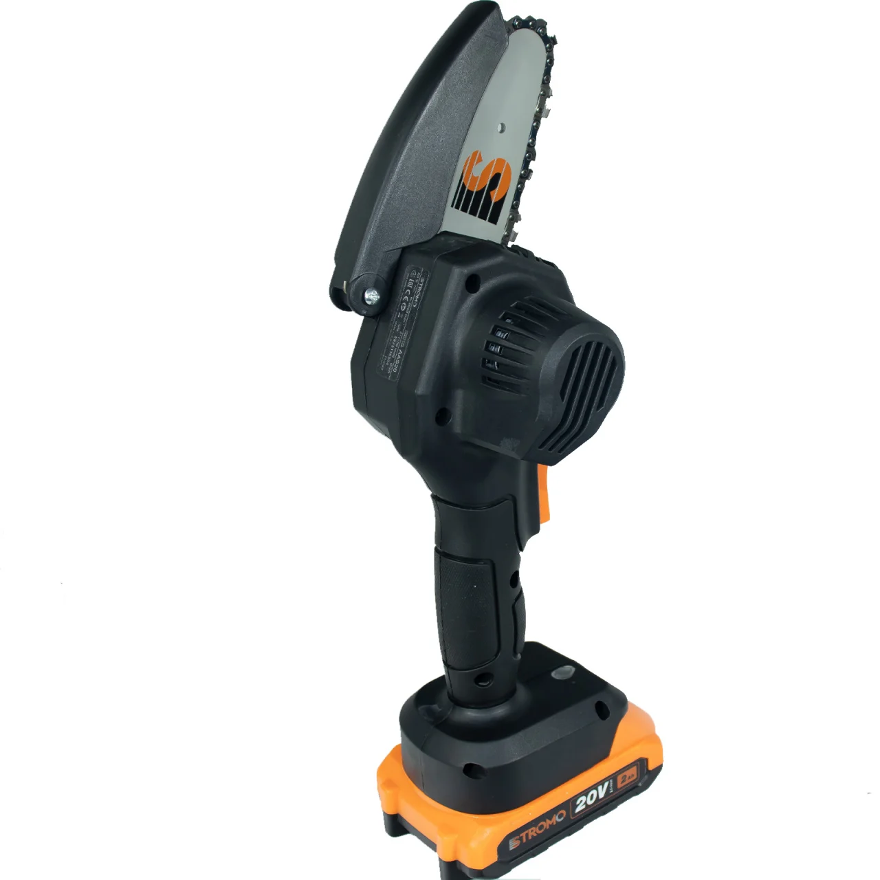 Mini fierastrau cu lant pe acumulator Stromo, 20V/2Ah, 4000RPM, Lungime lama 4'' [4]