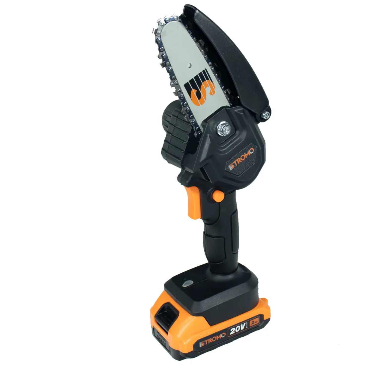 Mini fierastrau cu lant pe acumulator Stromo, 20V/2Ah, 4000RPM, Lungime lama 4'' [2]