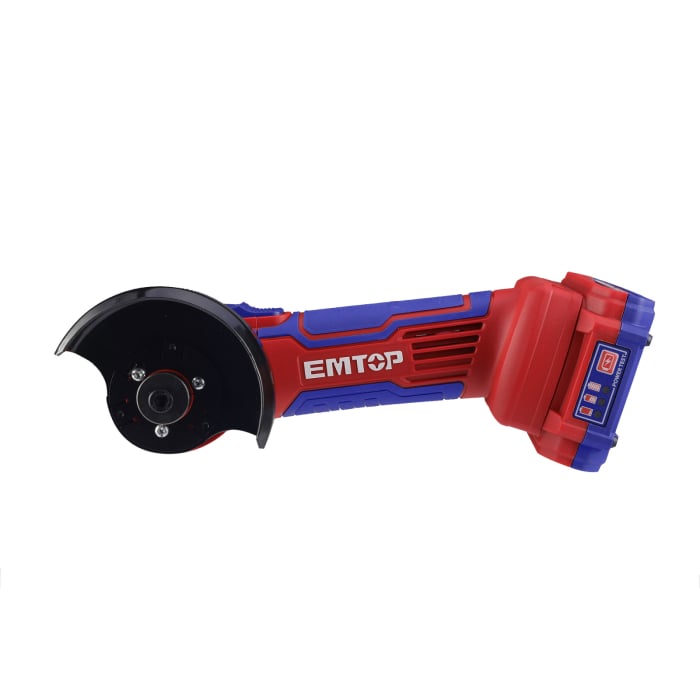 Mini polizor unghiular cu 1 acumulator 2.0Ah, 76mm, 7 discuri incluse - ELAG76017, EMTOP [2]