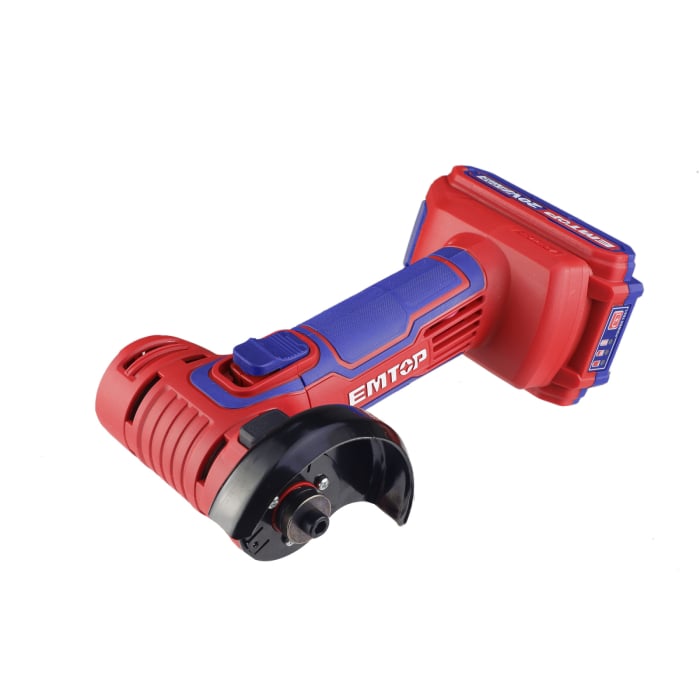 Mini polizor unghiular cu 1 acumulator 2.0Ah, 76mm, 7 discuri incluse - ELAG76017, EMTOP [3]