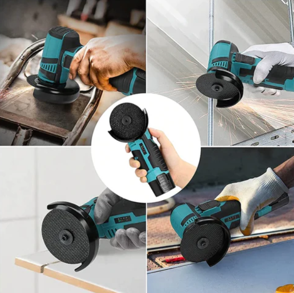 Mini polizor unghiular (miniflex) 48V, 6 discuri, 2 acumulatori, geanta de transport [6]