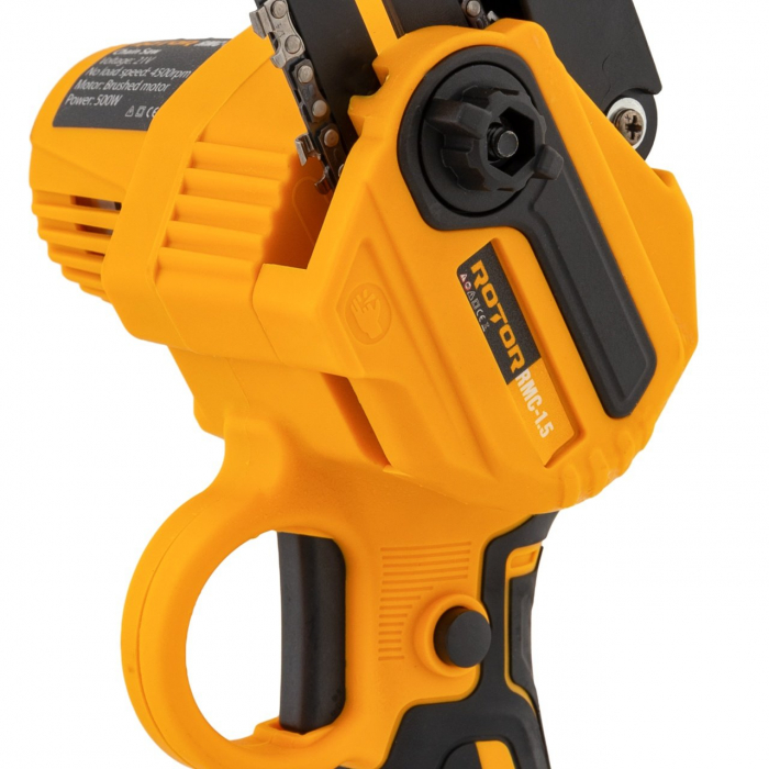 Minifierastrau pe acumulator Rotor, 21V/ 1.5Ah, 4500RPM, 1 Lama 6"+lant/1 Lama 8"+lant [7]