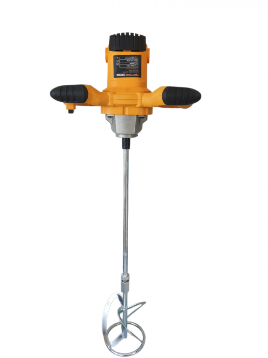 Mixer electric pentru materiale de constructii (ciment, mortar)  Rotor RM2000, 2000W, 930RPM, Galben [2]