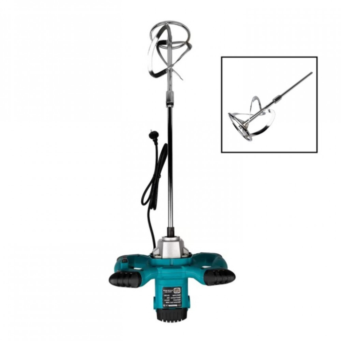 Mixer electric pentru mortar Craft-Tec, 2800W, 800RPM, tija + paleta incluse [2]