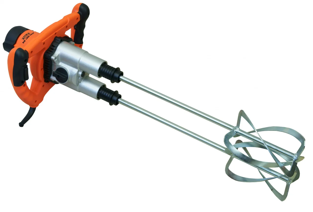 Mixer pentru mortar dublu Atika, 1800W, 2 viteze, diametru 220mm, volum de amestecare 90L [5]