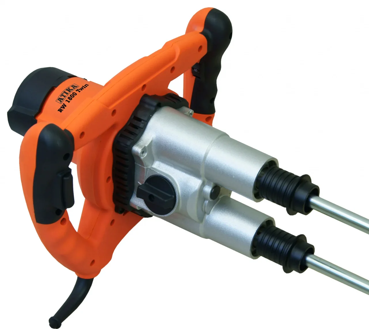 Mixer pentru mortar dublu Atika, 1800W, 2 viteze, diametru 220mm, volum de amestecare 90L [4]