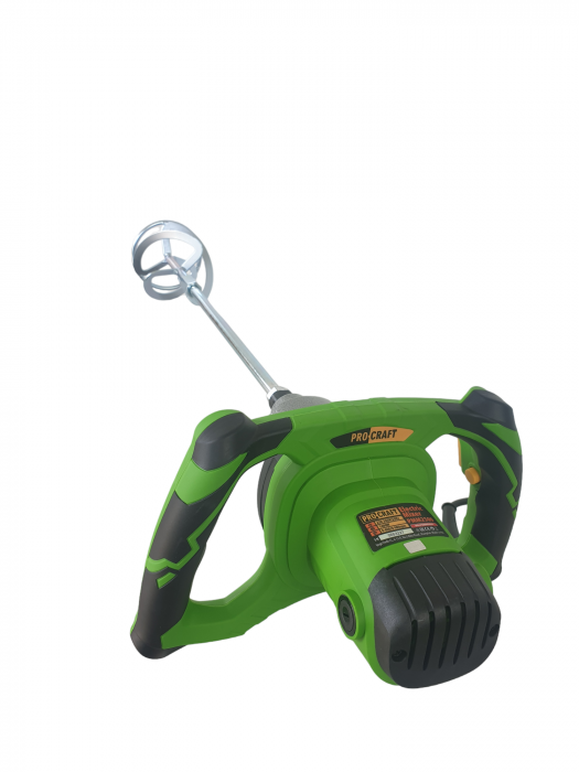 Mixer pentru mortar ProCraft PMM2500, 1400W, 0-900RPM, Accesorii incluse [5]
