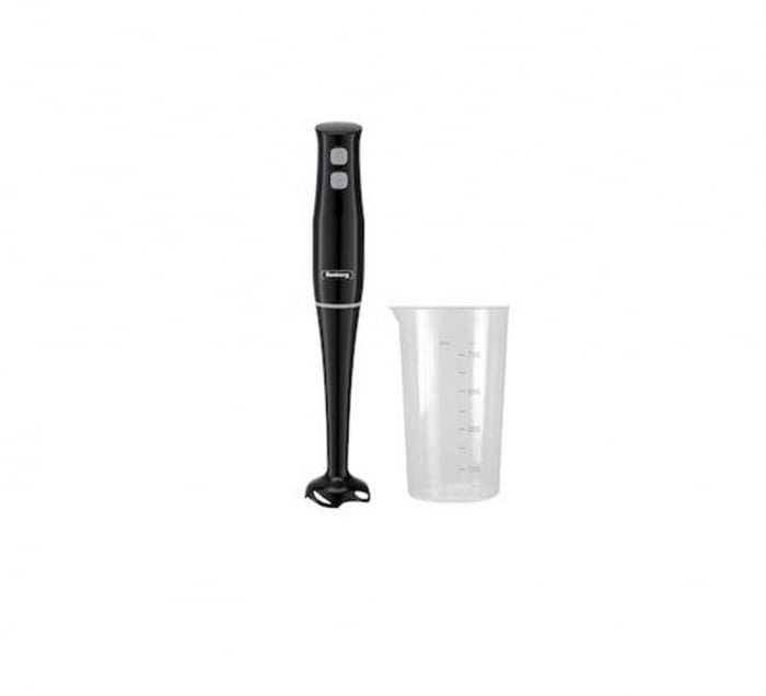 Mixer Vertical tip blender cu pahar Rosberg, 400W, Capacitate pahar 700ml, Lama otel inoxidabil, Negru