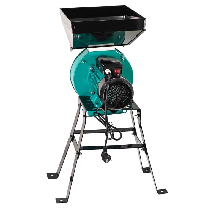 Moara electrica cu suport din metal pentru cereale si stiuleti (2 in 1), DDT-PRO.I.T. Cuva Mare, motor 3,9 kw , 3000 rpm, 320 kg/h, 4 site de rezerva, 20 ciocanele,bonus sac,surubelnita si perie. [3]
