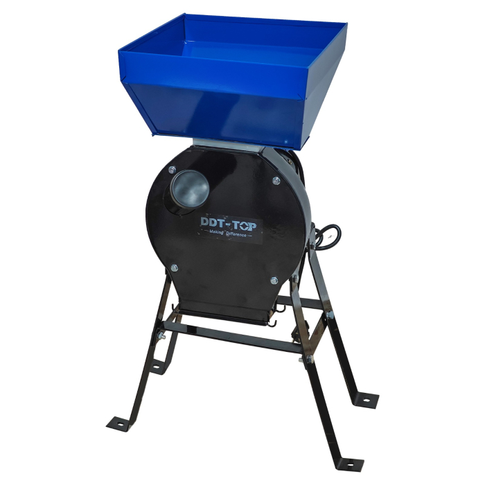 Moara electrica cu suport din metal pentru cereale si stiuleti, DDT-TOP,Cuva Mare, motor 4.2 kw , 3000 rpm, 320 kg/h, 4 site de rezerva, 20 ciocanele,bonus sac,surubelnita si perie,Buton on/off [2]