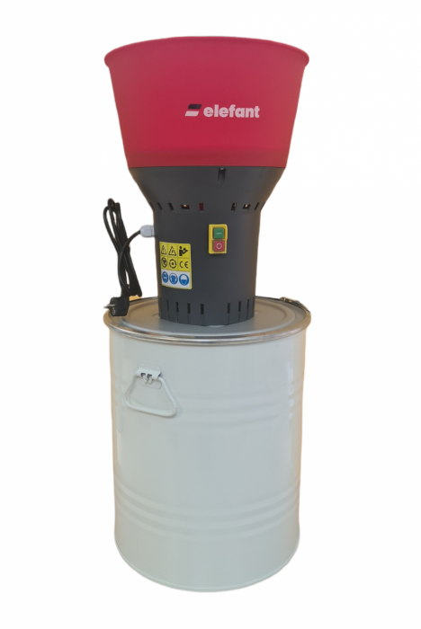 Moara electrica ELEFANT EM50, 1.5kW, 19000RPM, buncar 50L, 4 site incluse (2,4,5,7mm) [2]