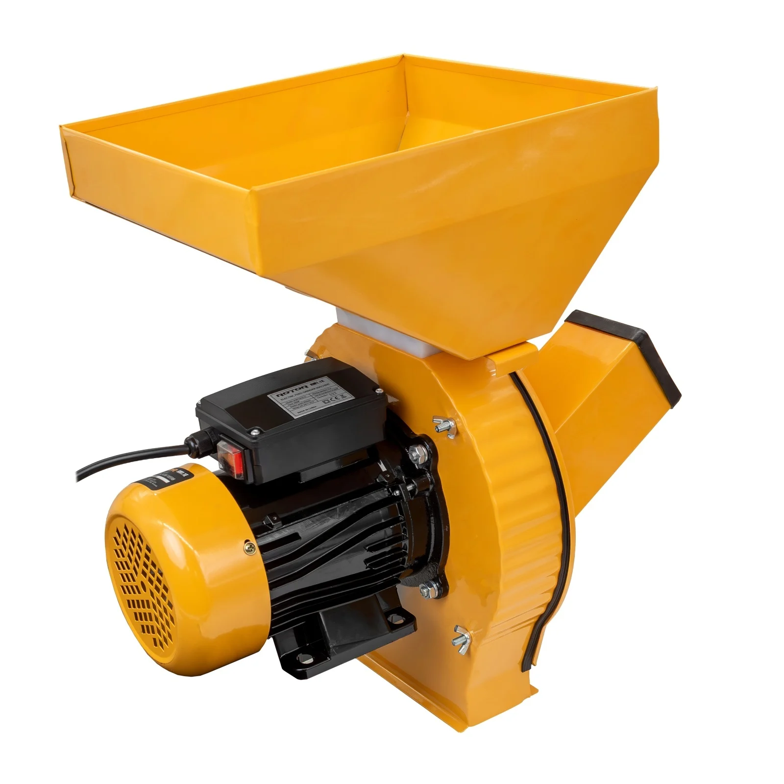 Moara electrica multifunctionala Rotor, 3900W, 2850RPM, Cuva 15L, Productivitate 340Kg/h, 4 site incluse [3]