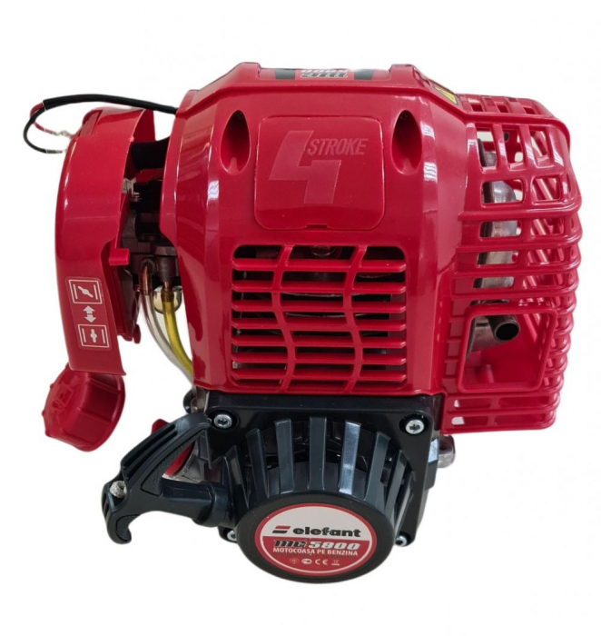 Motocoasa pe benzina ELEFANT MC5800, 4 Timpi, 62CC, 4 Sisteme Taiere, 8 Accesorii Incluse [5]