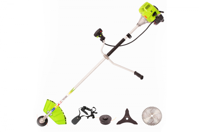 Motocoasa micul fermier gf-1311, 3.3 cp, 43cc, 2 timpi, accesorii incluse
