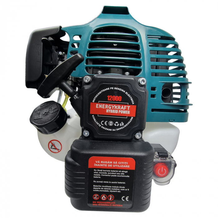 Motocoasa pe benzina EnergyKraft HYBRID Power 12000, 7.5CP, pornire hibrida electrica la buton + pornire manuala [4]