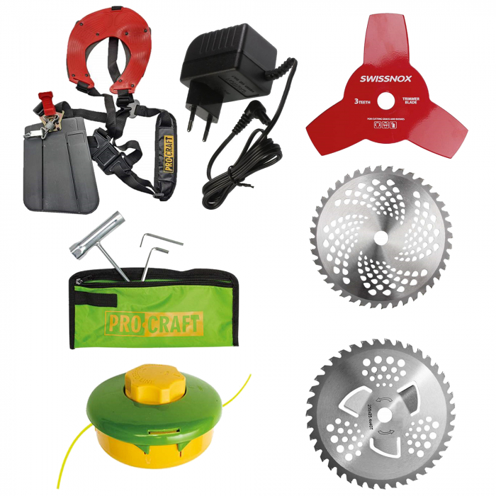 Motocoasa Procraft T4200EL, Electro Starter (pornire electrica, demaror clasic), 5.63CP, 9000RPM,  52cm³ [4]