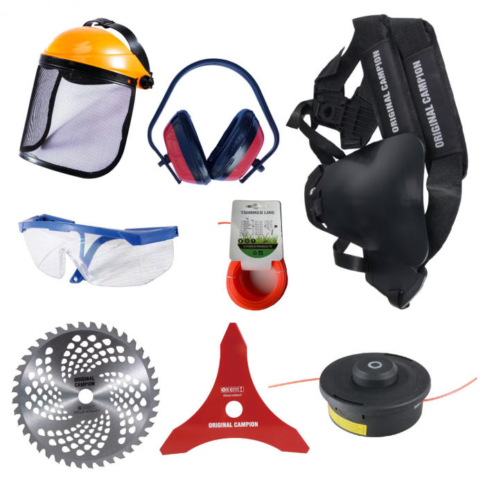Motocositoare pe benzina Alfa 7* 7000 Professional, 7CP, 12000RPM, 58CC, 8 Accesorii incluse [3]