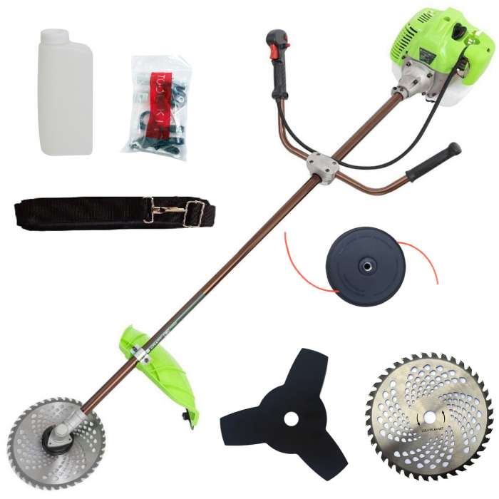Motocositoare pe benzina CRAFT-TEC 5600 PRO, 5.6CP, Accesorii Incluse [2]