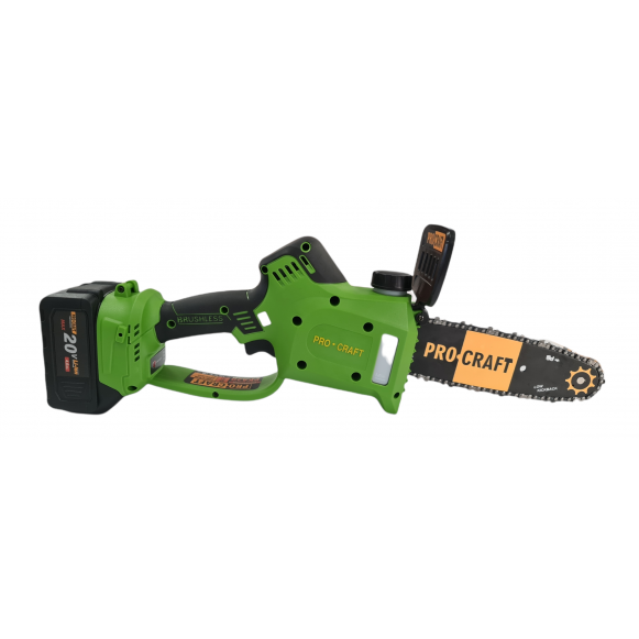 Fierastrau de mana pe acumulator, Procraft PKA20, Li-ion, 20 V, 4.0 Ah, 4600 RPM, Brushless, Lama 24 cm (acumulatorul nu este inclus) [2]
