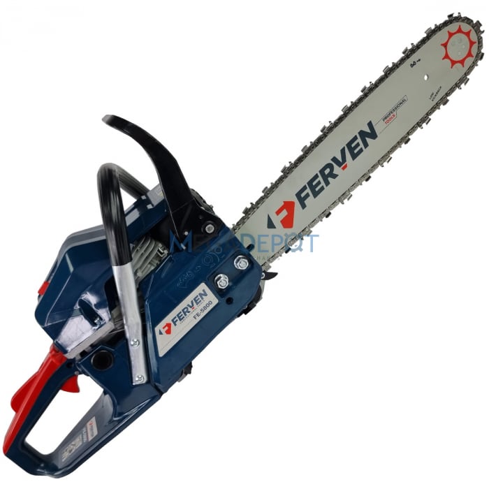 Motofierastrau (drujba) Ferven FE-5800, 4CP/3KW, 58CC, cu demaror de rezerva, Accesorii incluse [4]