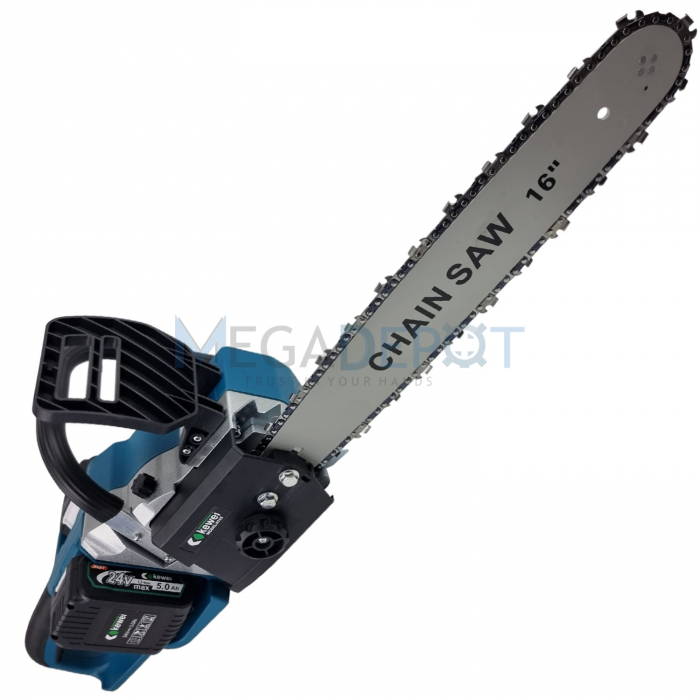 Motofierastrau ( drujba) pe acumulatori Kewei XGT Profesional 48V, lama 40 cm, 2 acumulatori si incarcator inclus, 8000rpm [3]
