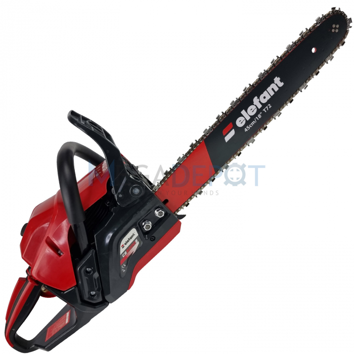Motofierastrau (drujba) pe benzina Elefant CS5200S, 5000W, 6.7CP, 3400RPM, 52cm³, Lama 38/45cm [3]