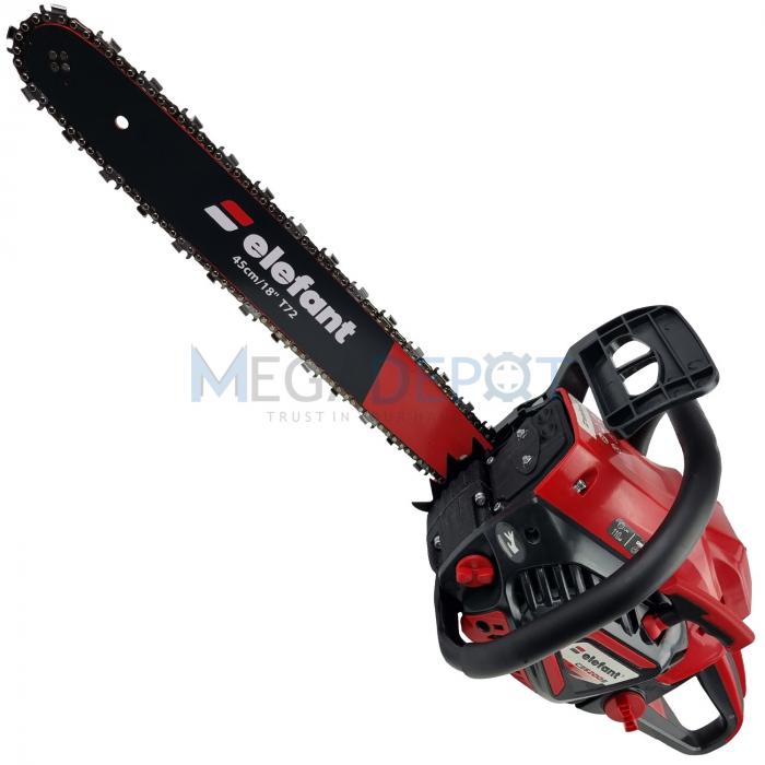 Motofierastrau (drujba) pe benzina Elefant CS5200S, 5000W, 6.7CP, 3400RPM, 52cm³, Lama 38/45cm [2]