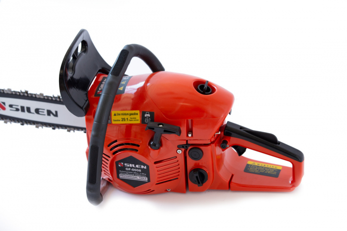 Motofierastrau (drujba) Silen 5800 Profesional, fara lant, 58 CC, 2T, lama 40cm, pe benzina, Demaror+Frana Magneziu [6]