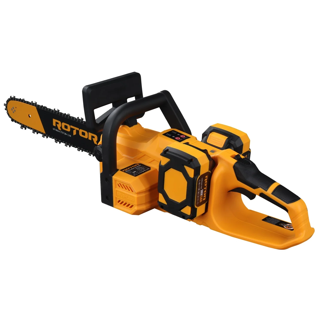 Motofierastrau pe acumulator Rotor, Capacitate acumulator 36V/5Ah, Viteza taiere 26m/s, 6000RPM, Lama 40cm [6]