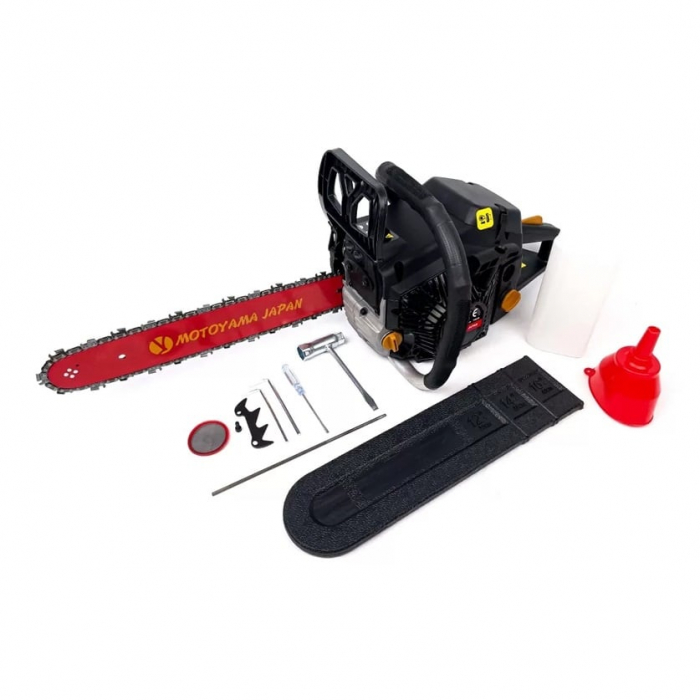 Motofierastrau pe benzina, drujba Motoyama 8.5CP, Lama 40cm, Lant 32 dinti [4]