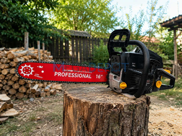 Motofierastrau pe benzina, drujba Motoyama 8.5CP, Lama 40cm, Lant 32 dinti [3]