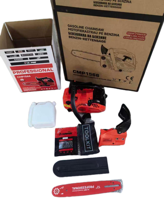 Motofierastrau pe benzina, pentru constructii, 3.5CP, Lama 12", 2 Lanturi, Accesorii incluse [5]