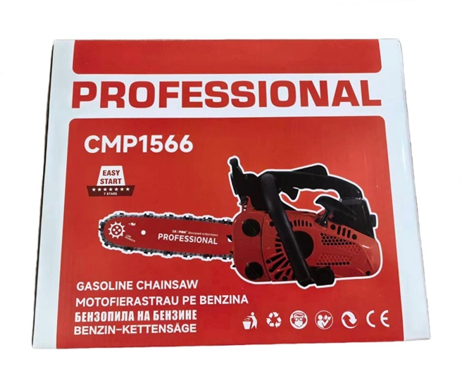 Motofierastrau pe benzina, pentru constructii, 3.5CP, Lama 12", 2 Lanturi, Accesorii incluse [4]