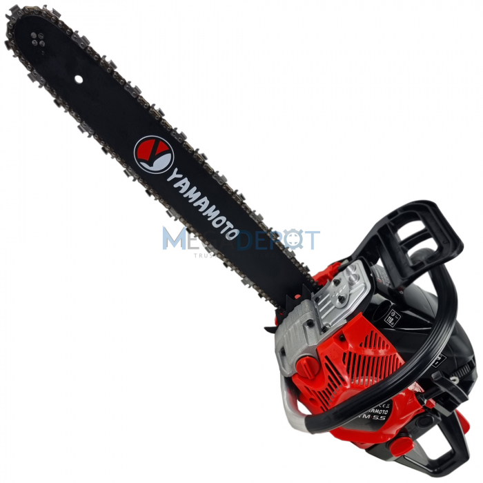 Motofierastrau pe benzina YAMAMOTO YM 5.5, 5.5CP, 2 lame 40-45cm, 2 lanturi 32-36 dinti, consum redus [2]