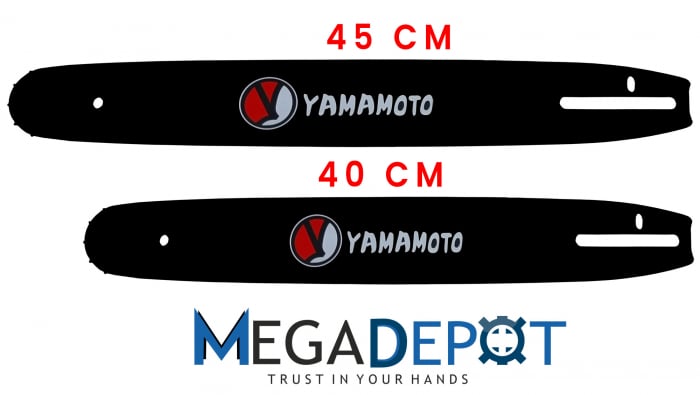 Motofierastrau pe benzina YAMAMOTO YM 5.5, 5.5CP, 2 lame 40-45cm, 2 lanturi 32-36 dinti, consum redus [7]