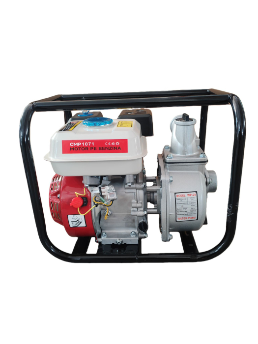 Motopompa pe benzina Ural WP-20, 7.5CP, 4T, 3600RPM, 35m³/h, 8m, 2"+ Reductie 1.5" [3]