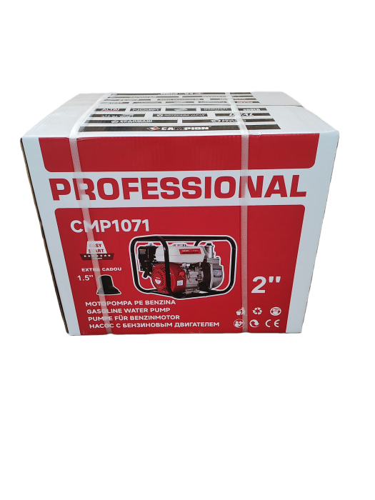 Motopompa pe benzina Ural WP-20, 7.5CP, 4T, 3600RPM, 35m³/h, 8m, 2"+ Reductie 1.5" [7]