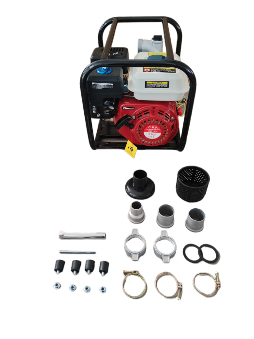 Motopompa pe benzina Ural WP-20, 7.5CP, 4T, 3600RPM, 35m³/h, 8m, 2"+ Reductie 1.5" [5]