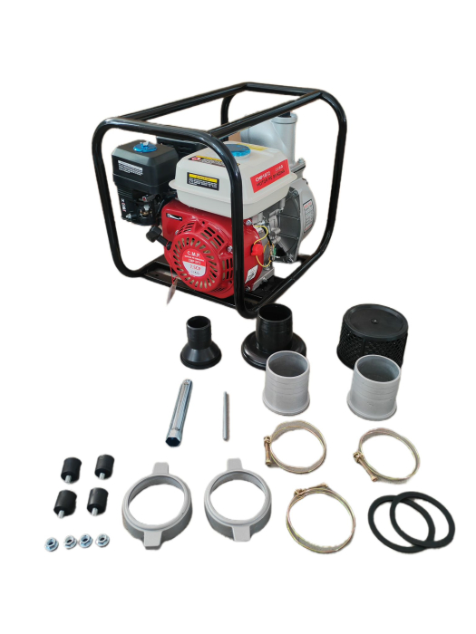 Motopompa pe benzina Ural WP-30, 7.5CP, 4T, 3600RPM, 60m³/h, 8m, 3"+ Reductie 2" [4]