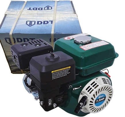 Motor pe benzina DDT Profesional 7.5 Cp, 4 timpi, 200 CC, 3.6 L Rezervor, Fulie dubla inclusa, 40 mm [3]