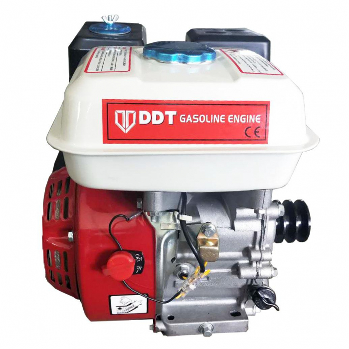 Motor pe benzina DDT Profesional, 7.5CP, 4 Timpi, 200CC, Rezervor 3.6L, Fulie inclusa [2]