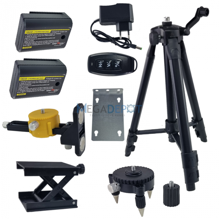 Nivela Laser Kraft Royal 4D, 16 linii, 360 grade, laser verde [5]