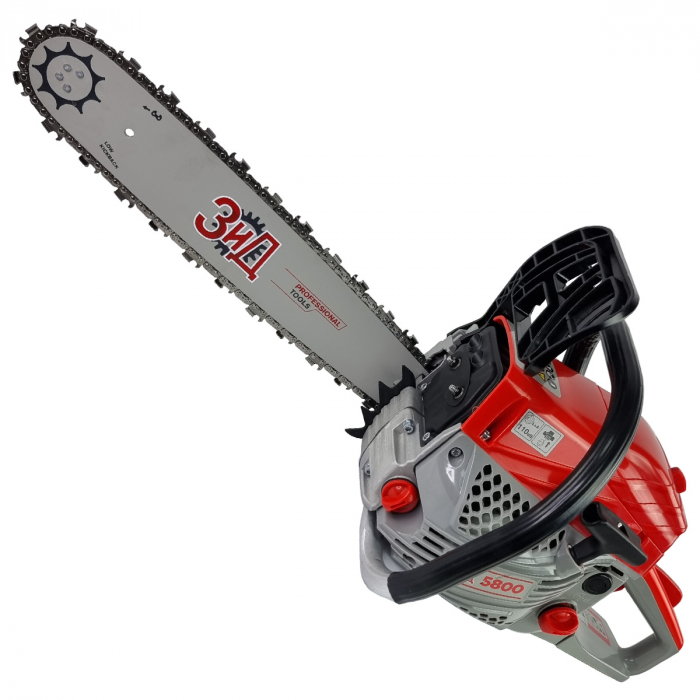 Pachet Complet: Motocoasa si Motofierastrau ZID Rusia Profesional, 5CP, 2 lanturi, taiere disc + fir, demaror de rezerva [5]