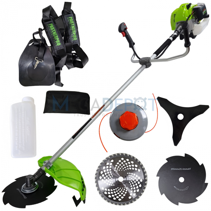Pachet Motocositoare pe benzina PartnerPro DX52E New Generation ,13 accesorii, 5.5CP, 52CC, 9000RPM [2]