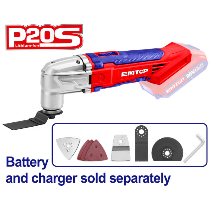 Pachet promo Instrument multifunctional, 6 viteze, 8 accesorii + Pistol de vopsit cu 800ml + 2 Acumulatori cu incarcator [2]