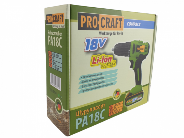 Autofiletanta Procraft Compact PA18C, 18V, 1.5 Ah, 2 acumulatori [7]