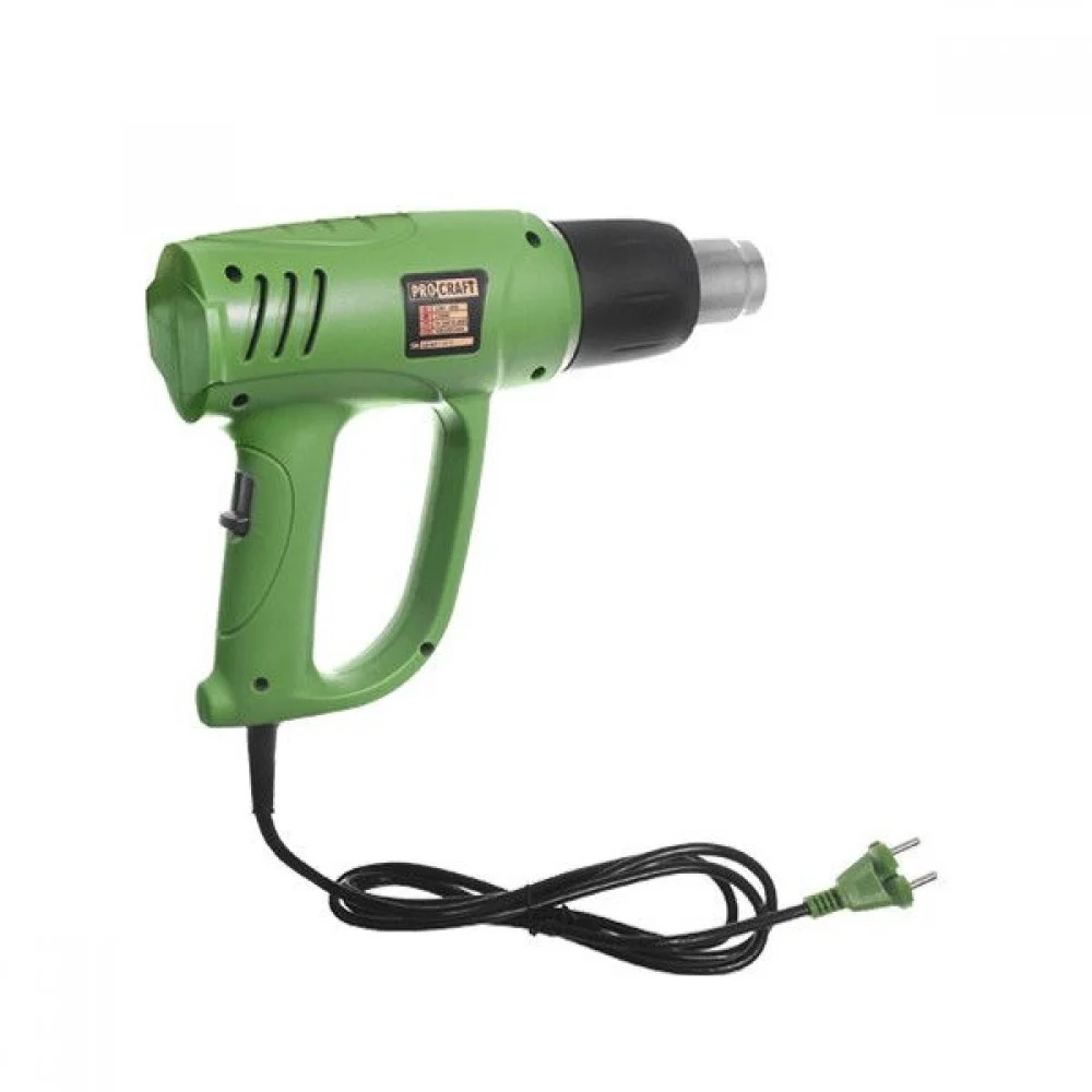 Pistol cu aer cald Procraft PH2300E, pheon industrial 2.2 kW, 300-600 grade C, 650 l/min., 4 duze [2]
