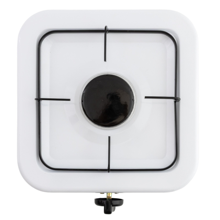 Plita cu 1 ochi BOHM, 2.2kW, GPL, Aprindere manuala, Alb [5]