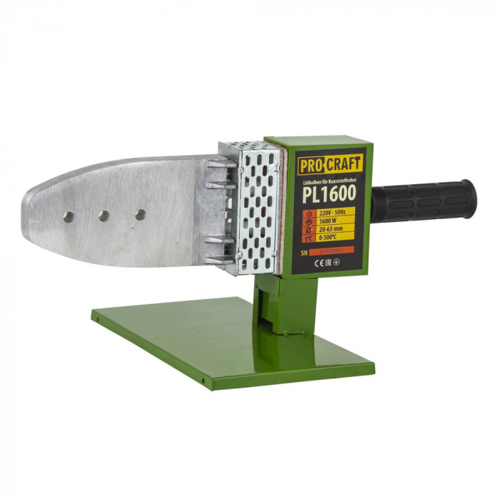 Trusa pentru sudat tevi Procraft PL1600, 800W, 50-300°C, 6 bacuri [2]